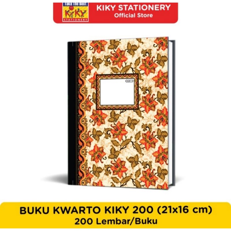 Jual Buku Kwarto 200 Lembar Kiky Hard Cover Shopee Indonesia