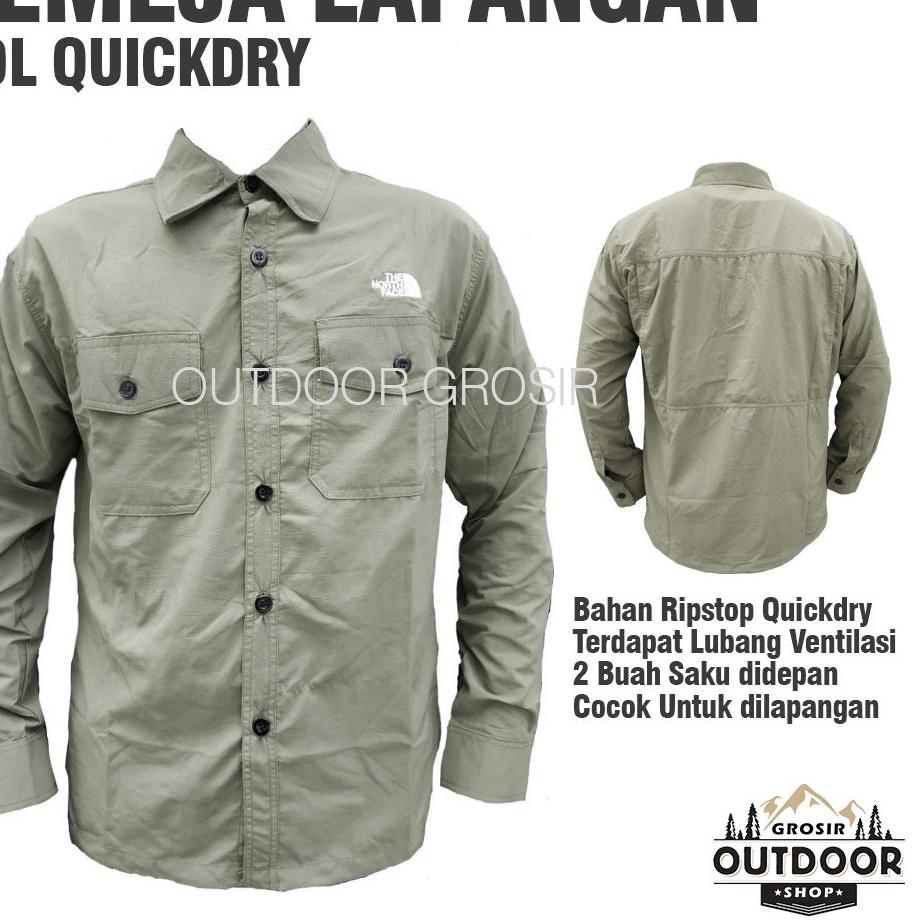 Jual Super Premium Cod Kemeja Tactical Lengan Panjang Pria Tnf