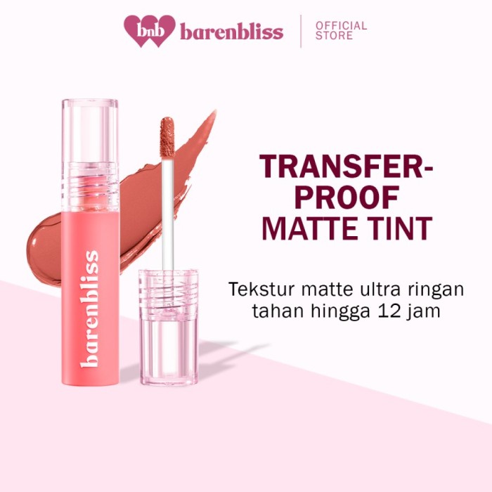 Jual Bnb Barenbliss Full Bloom Transferproof Matte Tint Shopee Indonesia