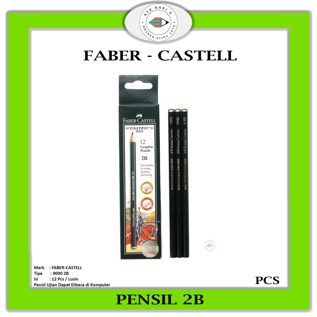 Jual Faber Castell Pencil Tulis Fb B Varian Pensil Ujian