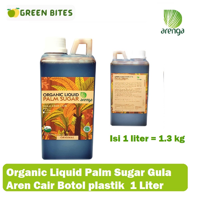 Jual Arenga Lt Organic Liquid Palm Sugar Gula Aren Cair Botol Plastik