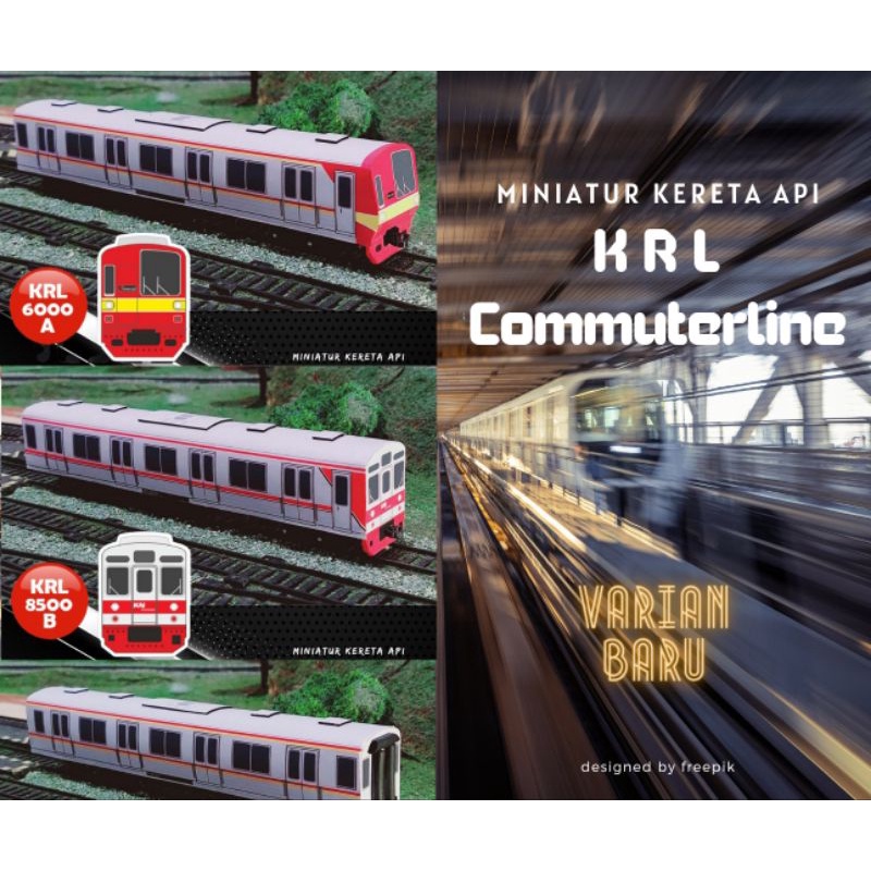 Jual Miniatur Kereta Api Indonesia Mainan Seri Krl Commuterline