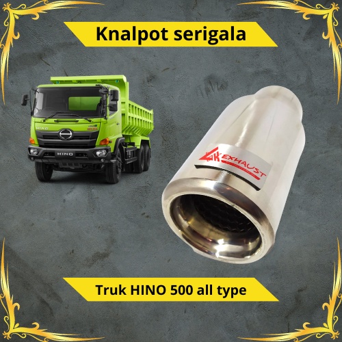 Jual Knalpot Serigala Truk Tronton Hino Hino Lohan All Type