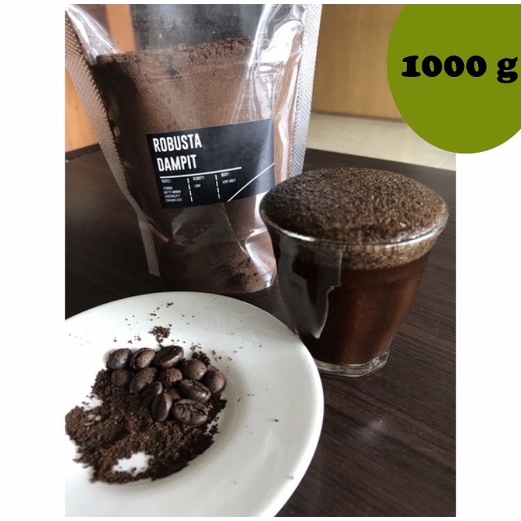 Jual 1Kg Kopi Bubuk Kasar Dan Halus Murni Robusta Dampit Kawi Khas