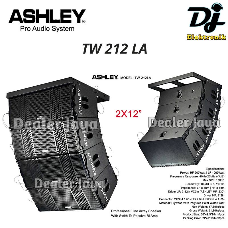 Jual Speaker Line Array Ashley Tw La Tw La Tw La