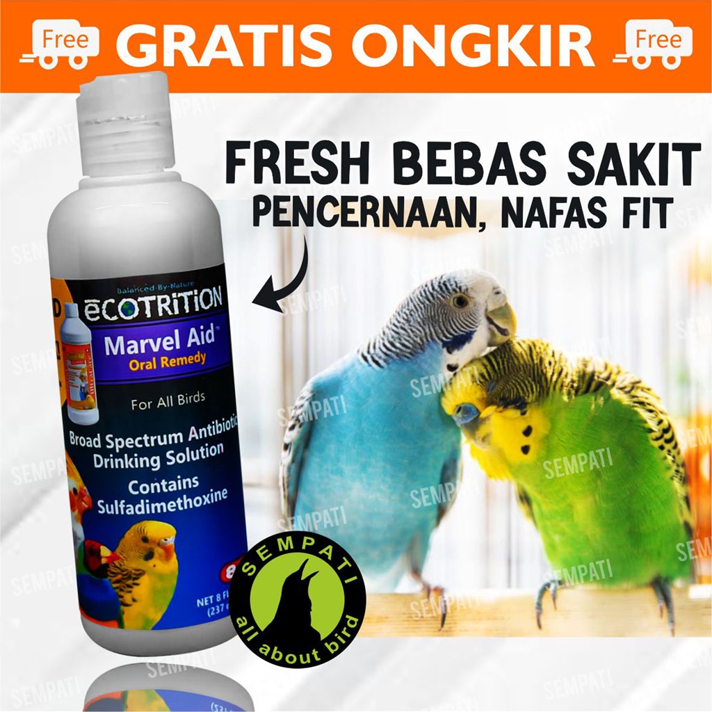 Jual MARVEL AID ORAL REMEDY KECIL 237ML ECOTRITION OBAT BURUNG SAKIT