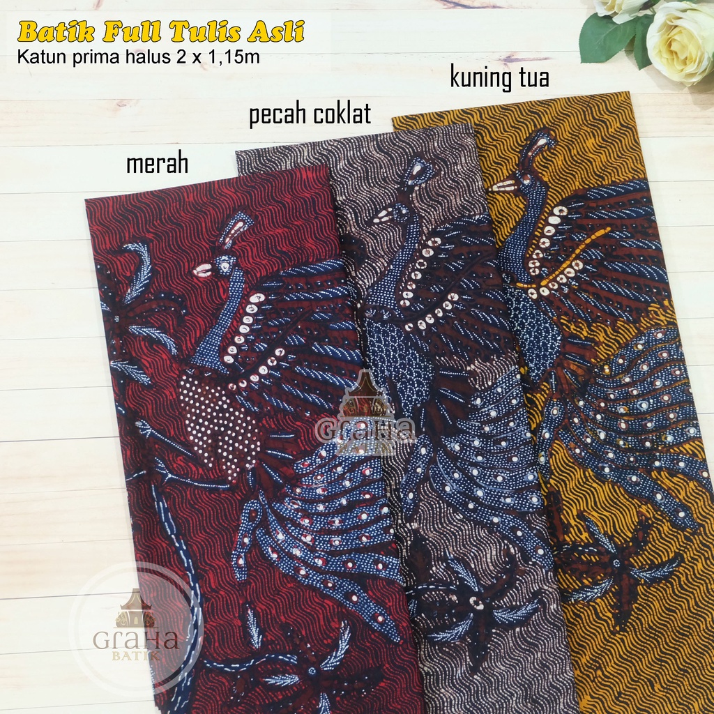 Jual KAIN BATIK TULIS BAKARAN ASLI PATI BAHAN KATUN PREMIUM PRIA WANITA