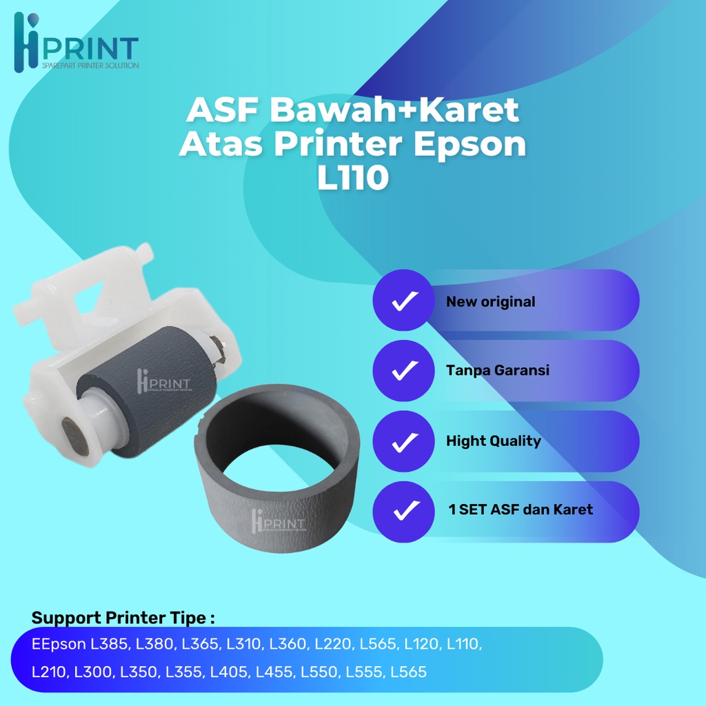 Jual Karet Roller ASF Atas ASF Bawah Epson L120 L110 L210 L300 New