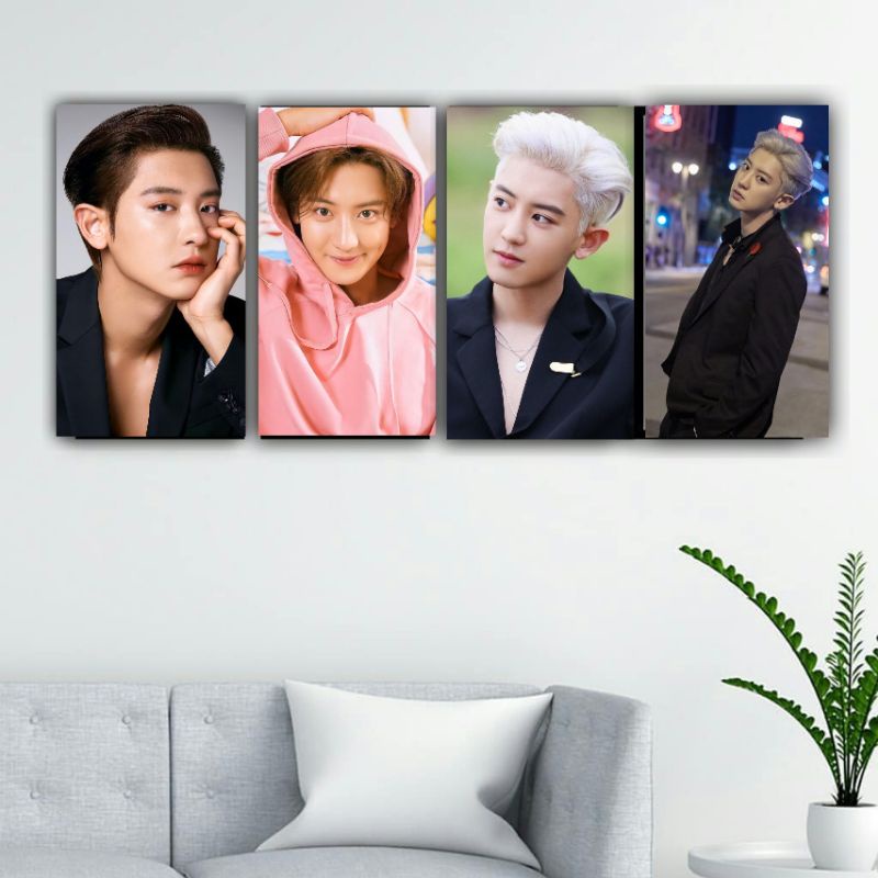 Jual POSTER KAYU EXO CHANYEOL HIASAN DINDING KPOP POSTER KAYU KPOP