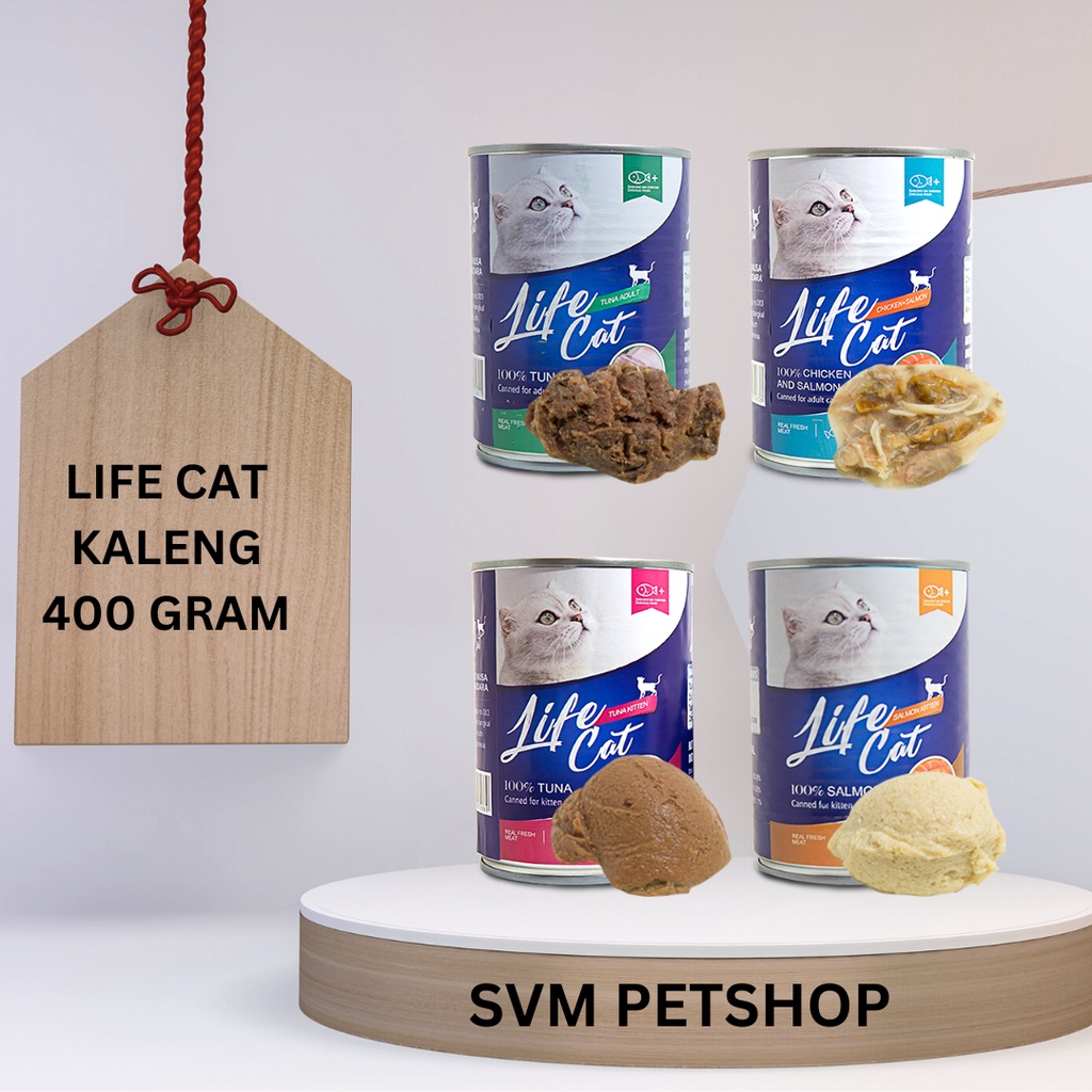 Jual Life Cat Kaleng Gram Makanan Kucing Kitten Junior Dewasa Adult