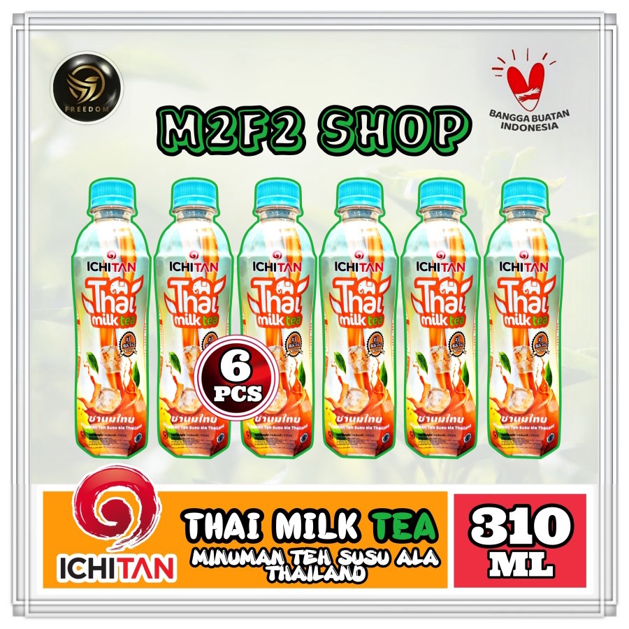 Jual Ichitan Thai Milk Tea Botol Pet 310 Ml Kemasan 6 Pcs Shopee