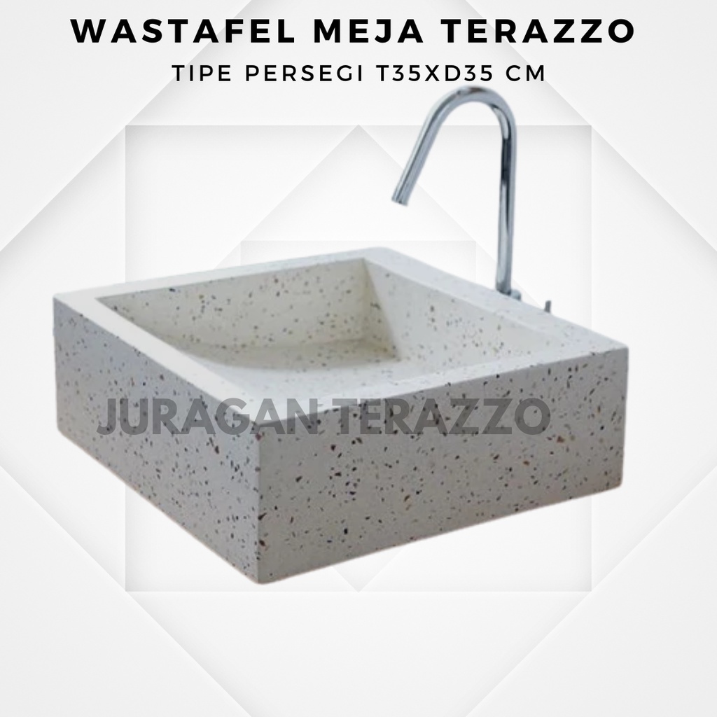 Jual Juragan Terazzo Wastafel Cuci Tangan Terazzo Marmer Minimalis