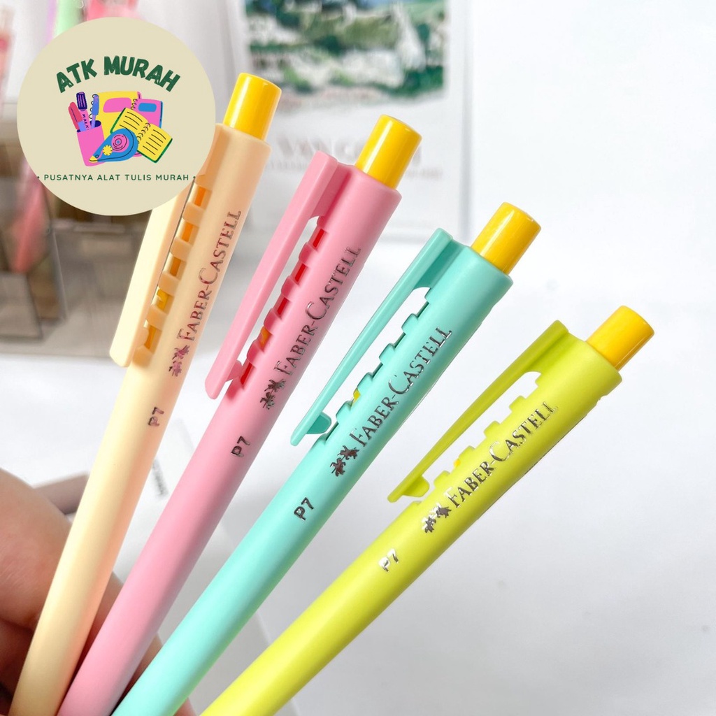 Jual Pulpen Faber Castell P7 Pena Pastel Cetek Mekanik Ballpoint Tinta