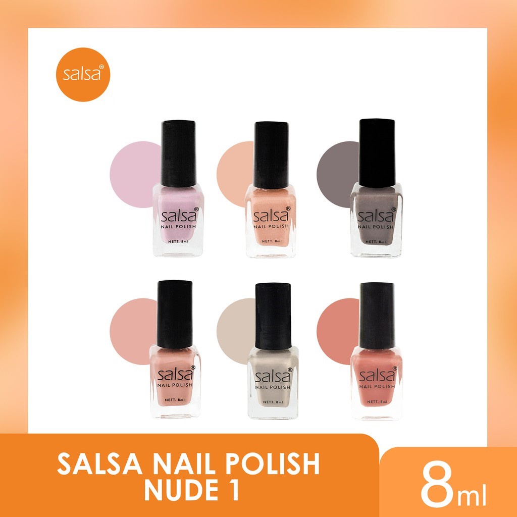 Jual Salsa Nail Polish Nude Series Satuan Shopee Indonesia