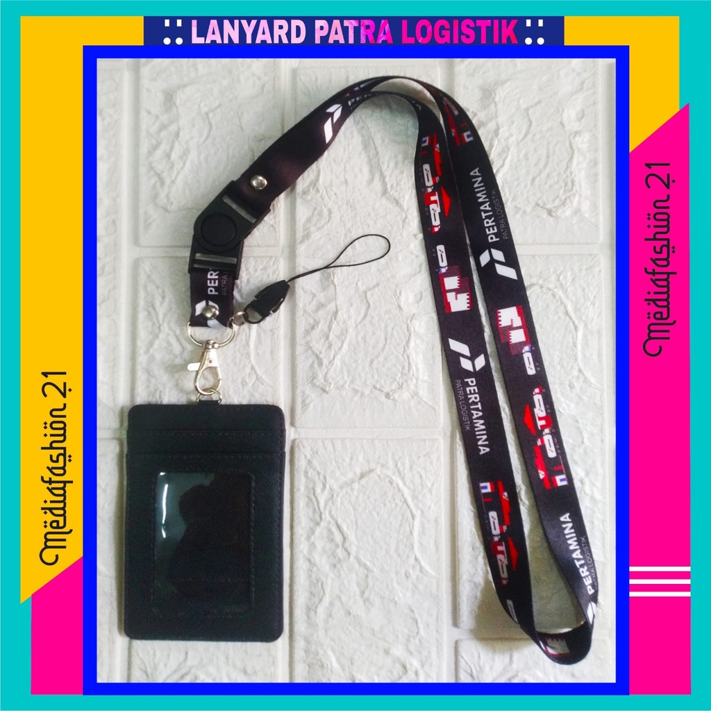 Jual Lanyard Tali Gantungan ID Card PERTAMINA PATRA LOGISTIK Free Strap