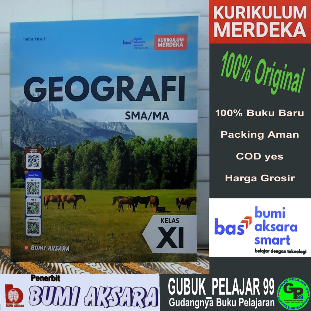 Jual Buku Siswa GEOGRAFI Kelas 11 Untuk SMA MA Bumi Aksara Shopee