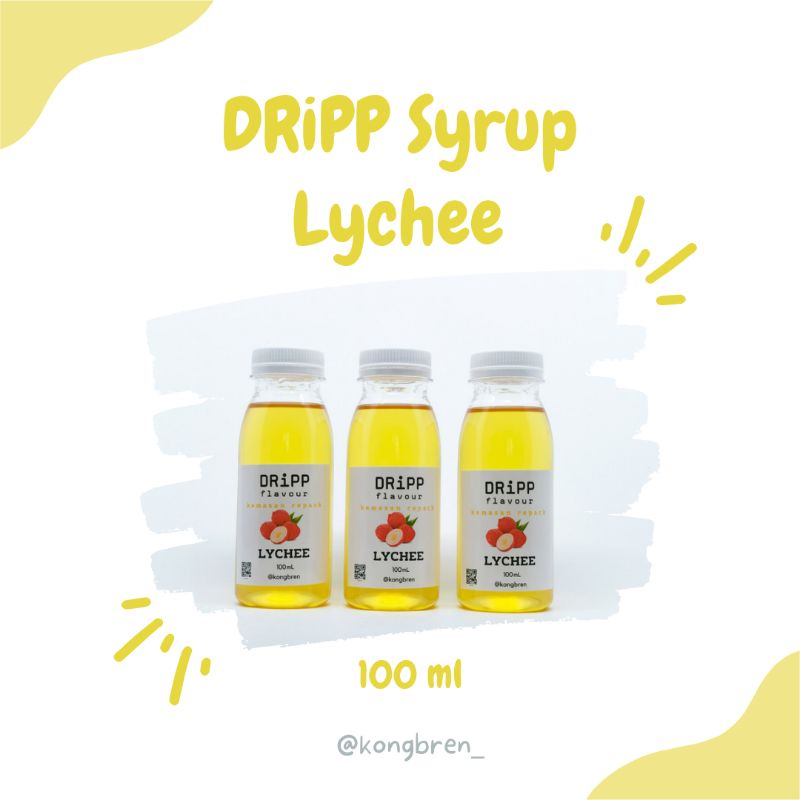 Jual Dripp Syrup Lychee Repack Ml Sirup Dripp Leci Ml Shopee