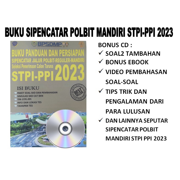 Jual Buku Panduan Dan Persiapan Sipencatar Stpi Ppi Poltekbang Polbit