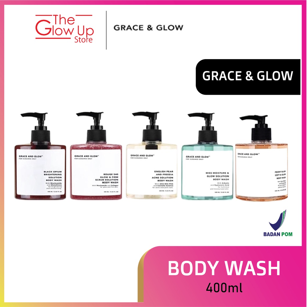 Jual Grace And Glow Black Opium Brightening Body Wash Sabun Mandi