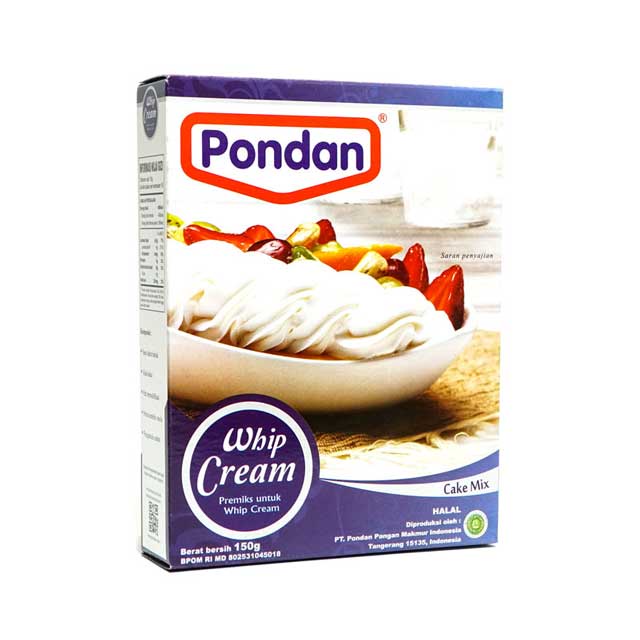 Jual PONDAN CAKE MIX WHIP CREAM 150G Shopee Indonesia