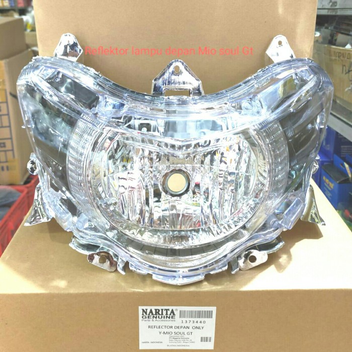 Jual REFLEKTOR LAMPU DEPAN MIO SOUL GT XEON GT 125 Merk NARITA