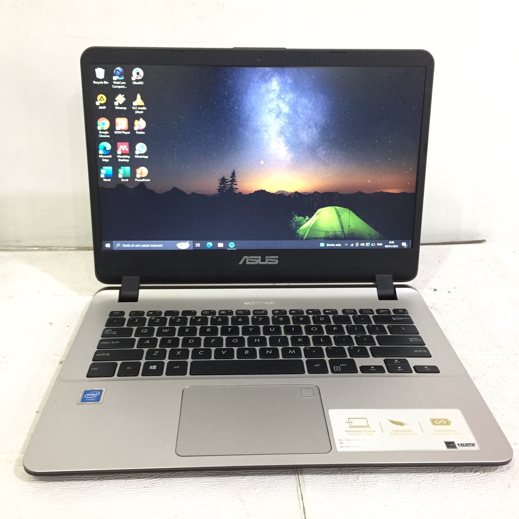 Jual Laptop Asus Vivobook A407M RAM 4GB HDD 1TB Layar 14 Antiglare