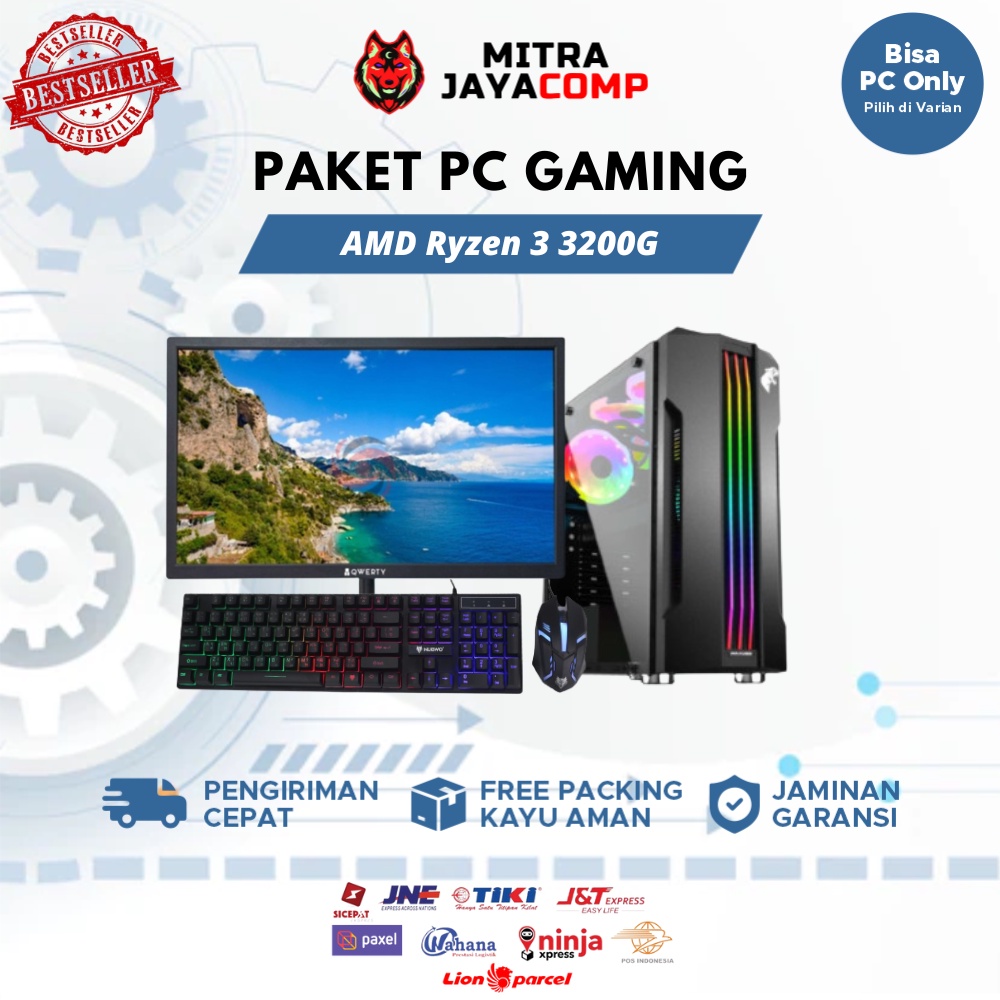 Jual Pc Gaming Fullset Amd Ryzen G Ram Gb Hdd Ssd Vga Gb