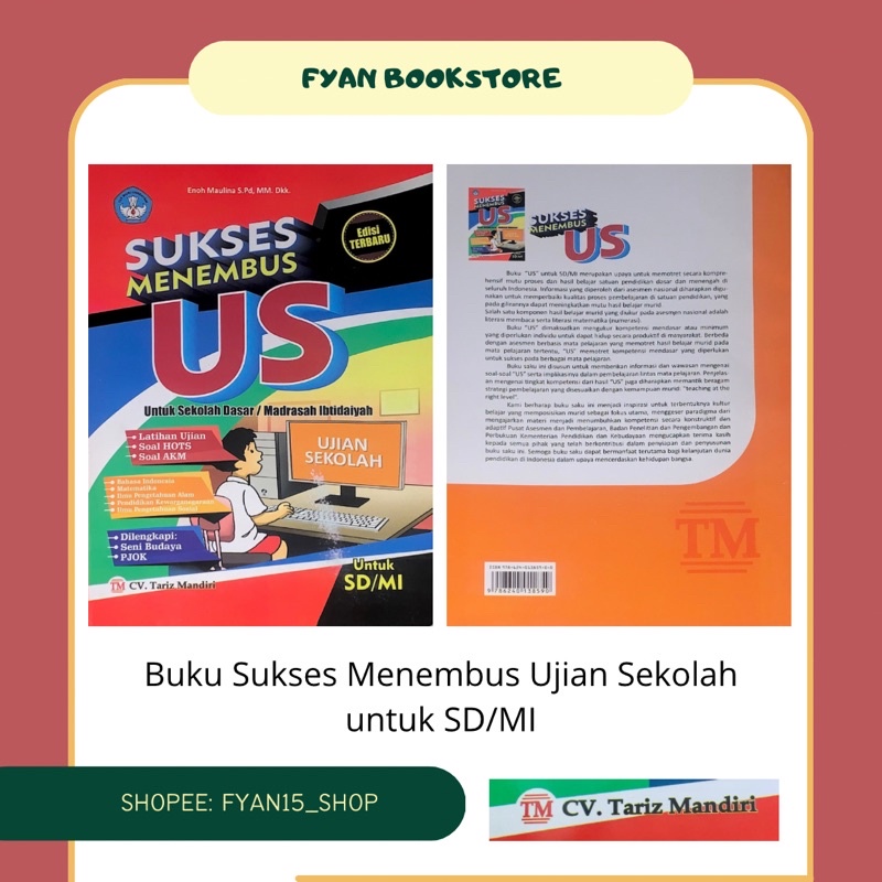 Jual Fyan Book Store Buku Sukses Menembus Ujian Sekolah Untuk Sekolah