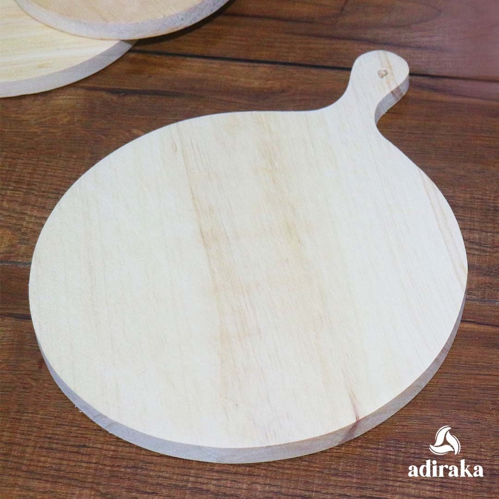 Jual Talenan Kayu Pizza Cm Premium Gagang Besar Cutting Board