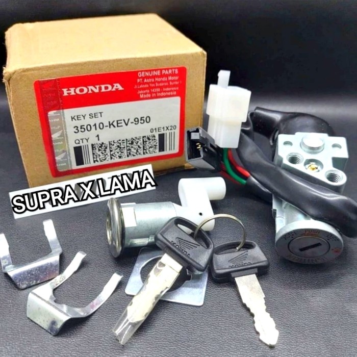 Jual KUNCI KONTAK SET HONDA SUPRA X 100 SUPRA FIT ORIGINAL KEV