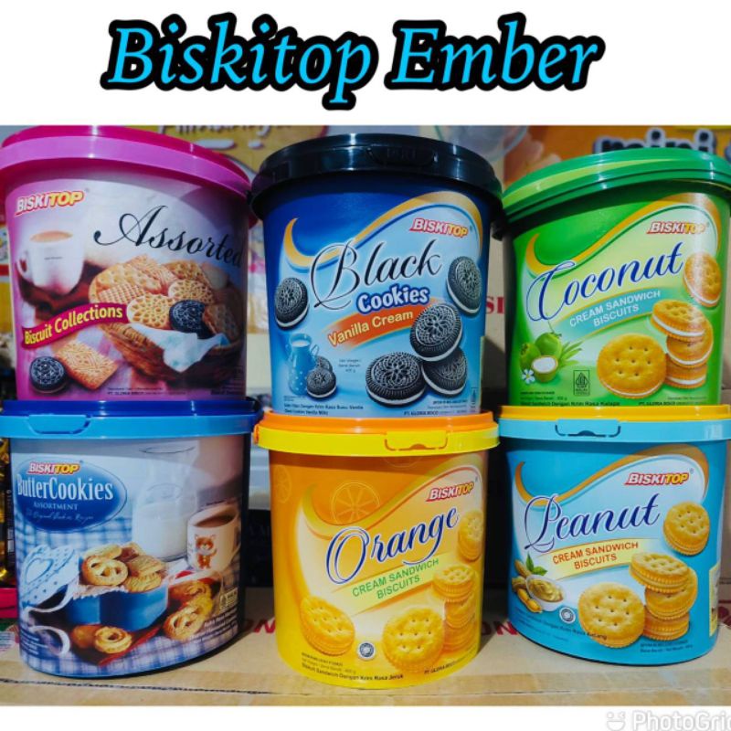 Jual Promo Wafer Biskitop Butter Cookies Assorted Black Cookies Gram