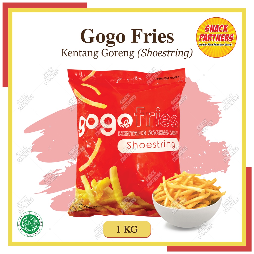 Jual Gogo Fries French Fries Shoestring Kentang Goreng Potongan Lurus