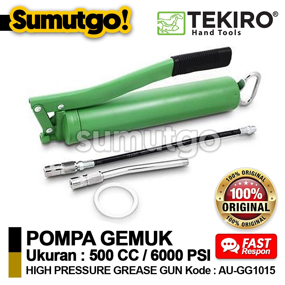 Jual Pompa Minyak Gemuk 500 Cc 6000 PSI TEKIRO High Pressure Grease Gun