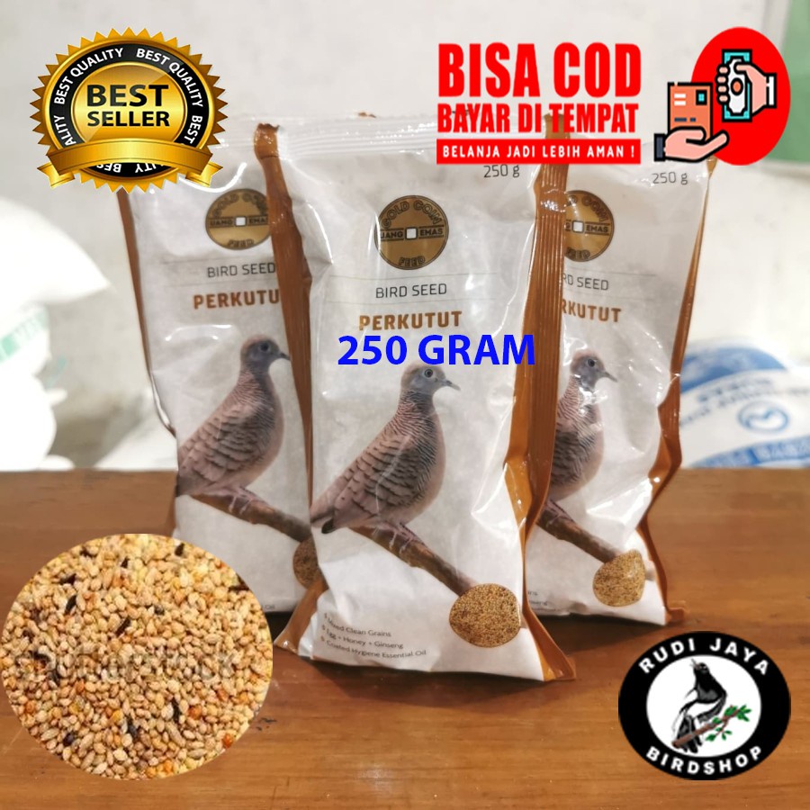 Jual Ready Gold Coin Perkutut Goldcoin Gram Makanan Pakan Burung