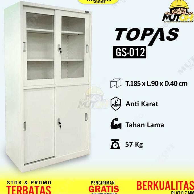 Jual SALE NOW LEMARI ARSIP LEMARI BESI FILLING CABINET 2 KACA 2 BESI