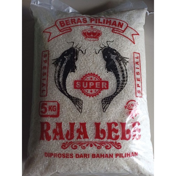 Jual Beras Raja Lele Super 5 Kg Beras Medium Pulen Dan Enak Shopee