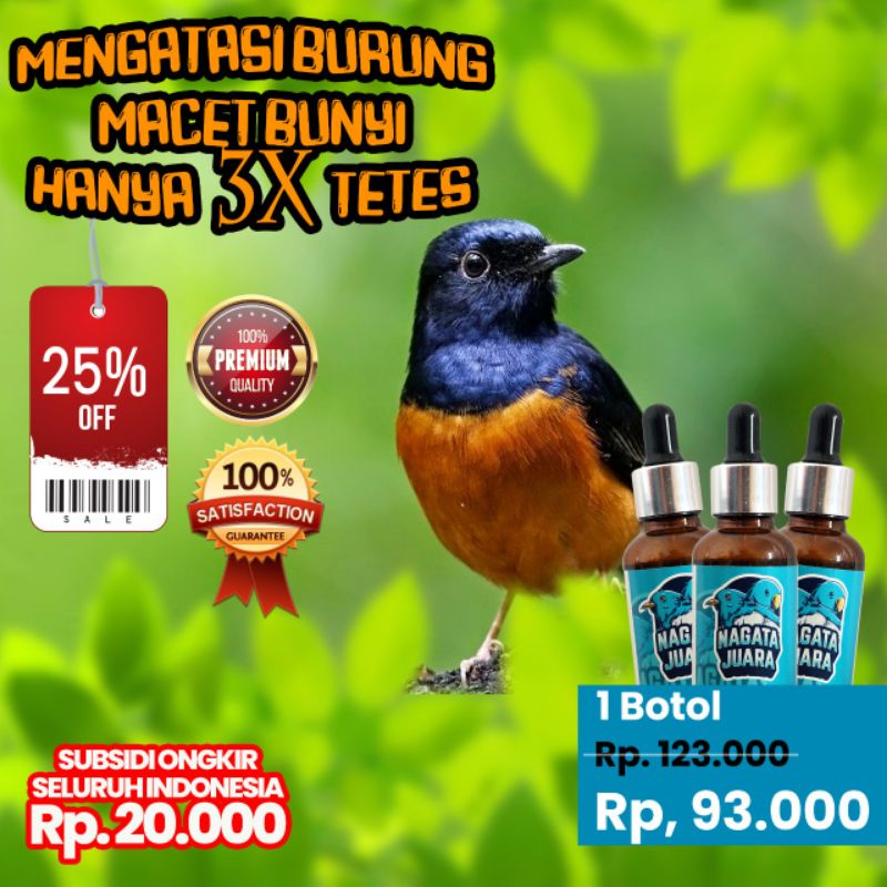 Jual NAGATA JUARA Vitamin Burung Juara Gantangan Terbukti Ampuh Atasi