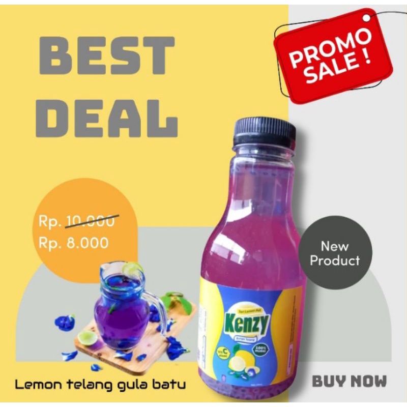 Jual Lemon Bunga Telang Teh Bunga Telang Butterfly Pea Flower Tea