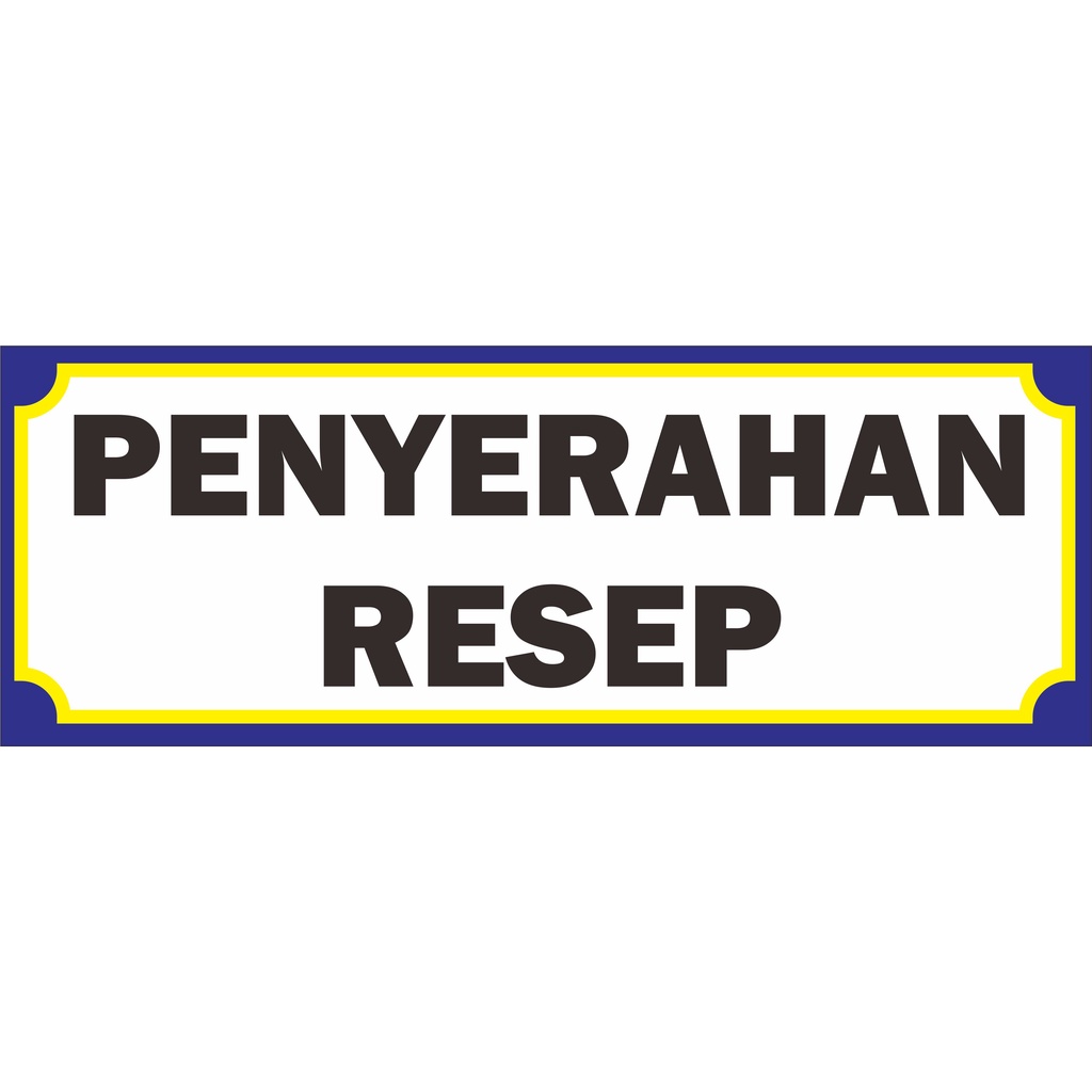 Jual Stiker Penyerahan Resep Shopee Indonesia