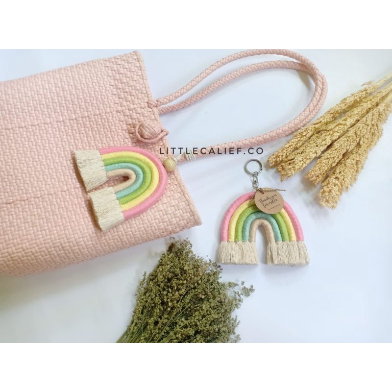 Jual Rainbow Keychain Premium Gantungan Kunci Hiasan Dinding