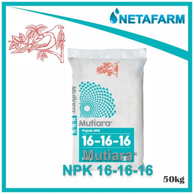 Jual PUPUK MEROKE NPK MUTIARA 16 16 16 KEMASAN KARUNG 50KG YH6546U