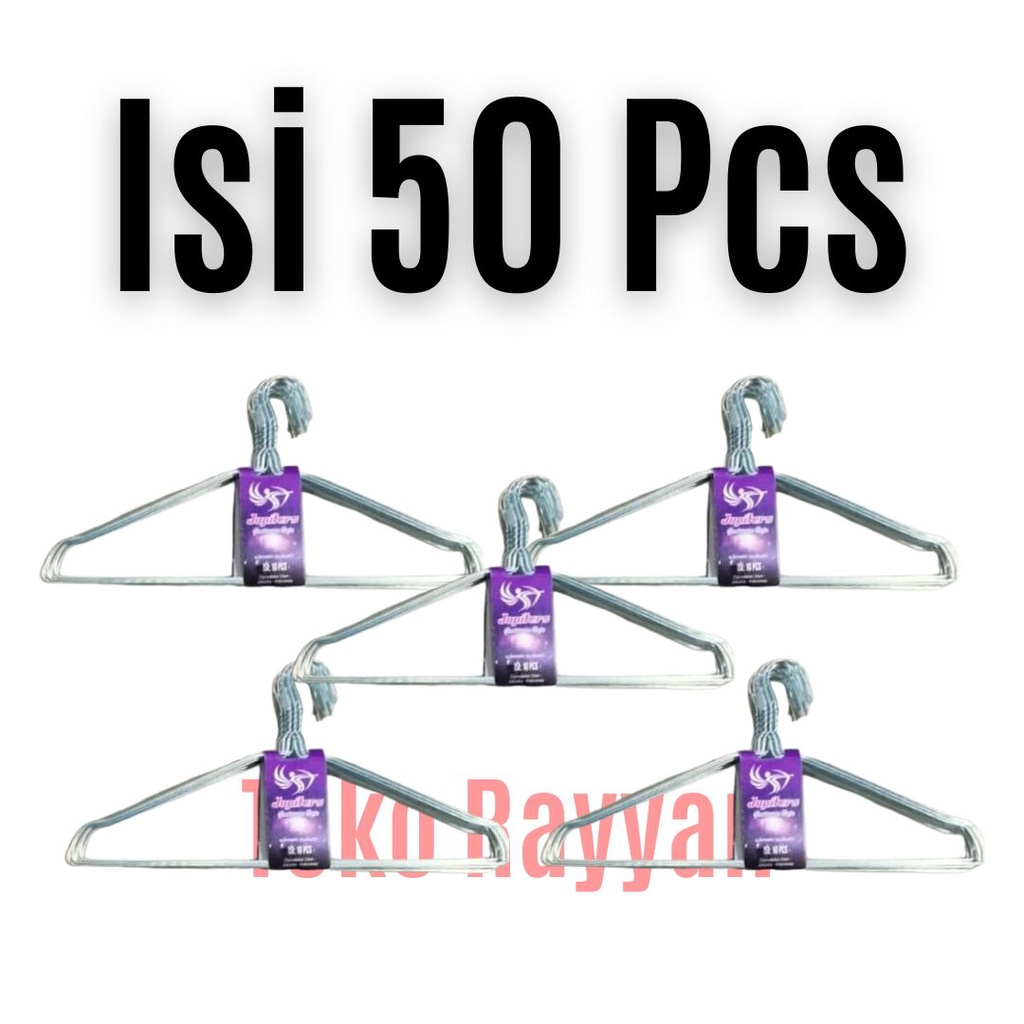 Jual Hanger Baju Stainless Steel 1 Pak Isi 10 Pcs 41 Cm Hanger Baju