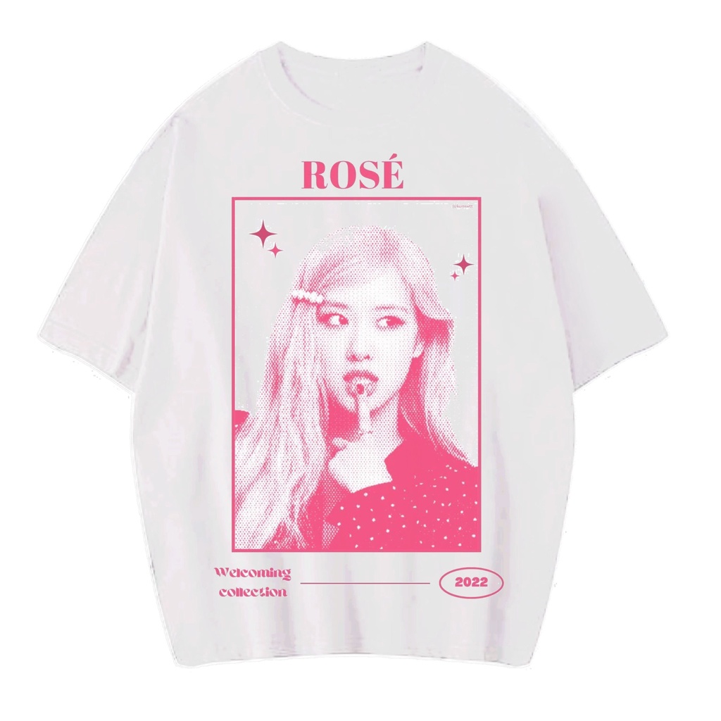 Jual Patternmerch Kaos Blackpink Rose Edition Street Oversized T