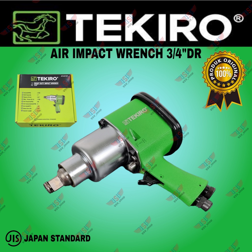 Jual Tekiro Air Impact Wrench Dr Alat Pembuka Baut Pengencang Baut