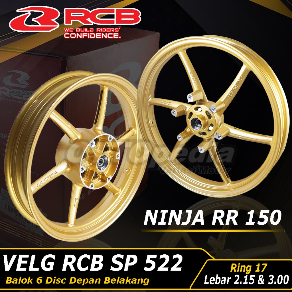 Jual Velg RCB Ninja RR 150 Pelek Racing Boy SP522 Balok 6 Kawasaki