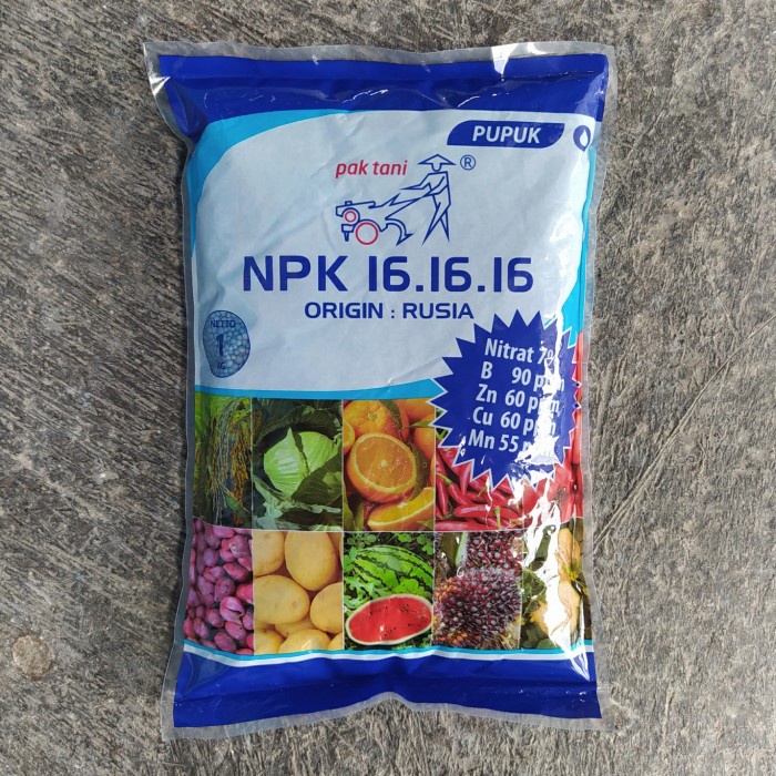 Jual Pupuk NPK 16 16 16 Pak Tani Original 1 Kg Shopee Indonesia