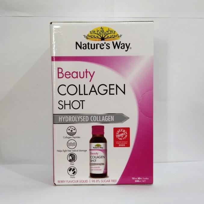 Jual Nature S Way Beauty Collagen Shot 10x50mL Bottles 500mL