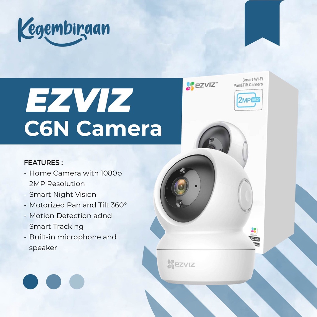 Jual Ezviz C6N Smart Wifi Pan Tilt Camera 1080p Smart CCTV Camera