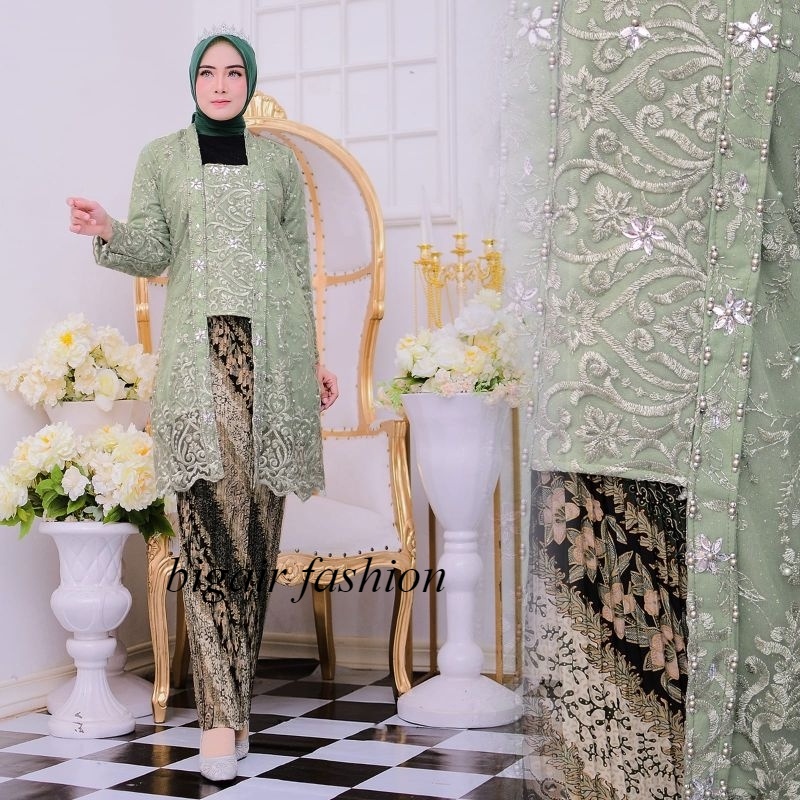 Jual Ba Kebaya Modern Setelan Kebaya Kutu Baru Payet Kebaya Pesta