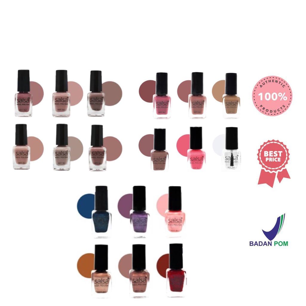 Jual Arjuna Salsa Nail Polish Nude Ml Ecer Salsa Kutek Nude Ecer Kt